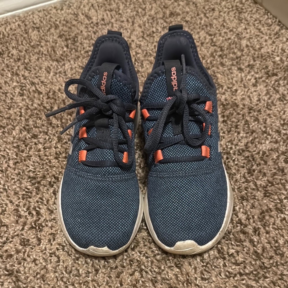 Adidas Navy and Orange Sneakers